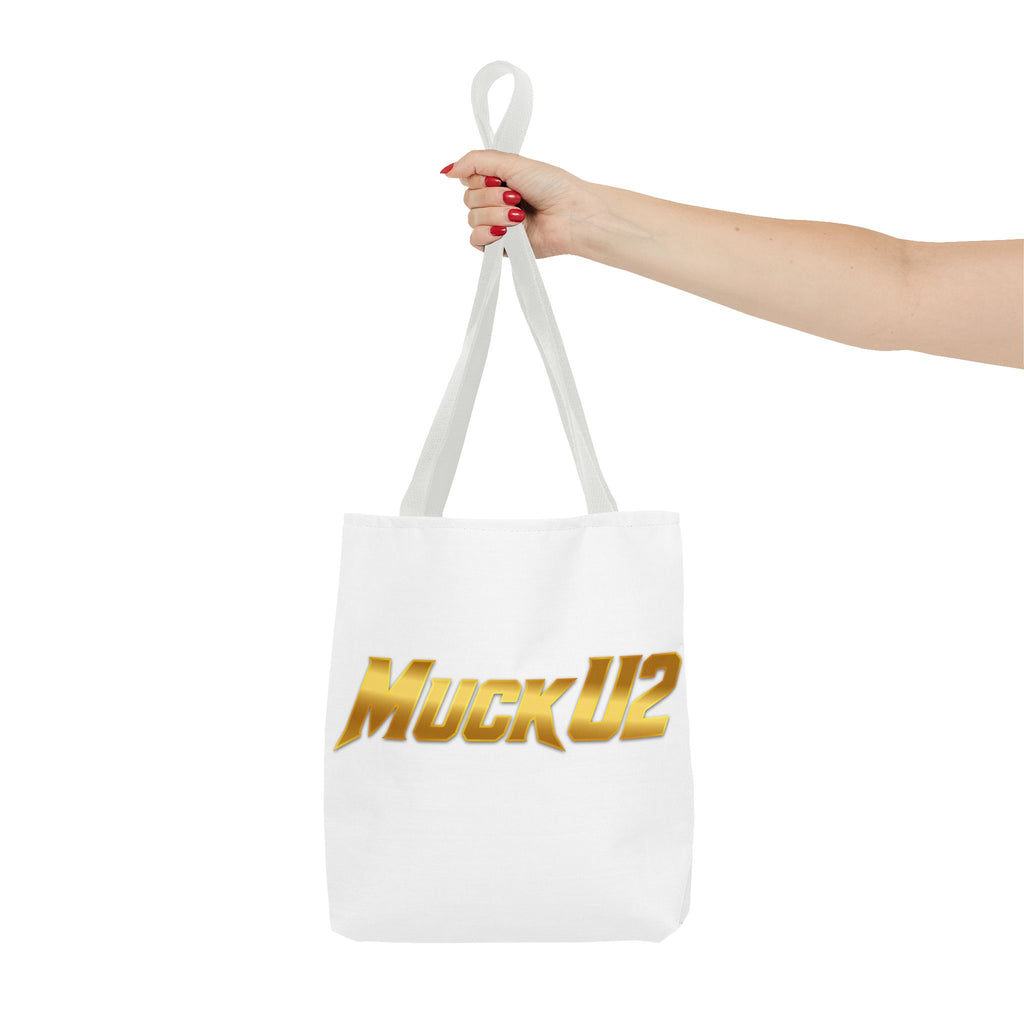 MuckU2 Bubble Canvas Poker Tote Bag (gold logo SKU 100020)