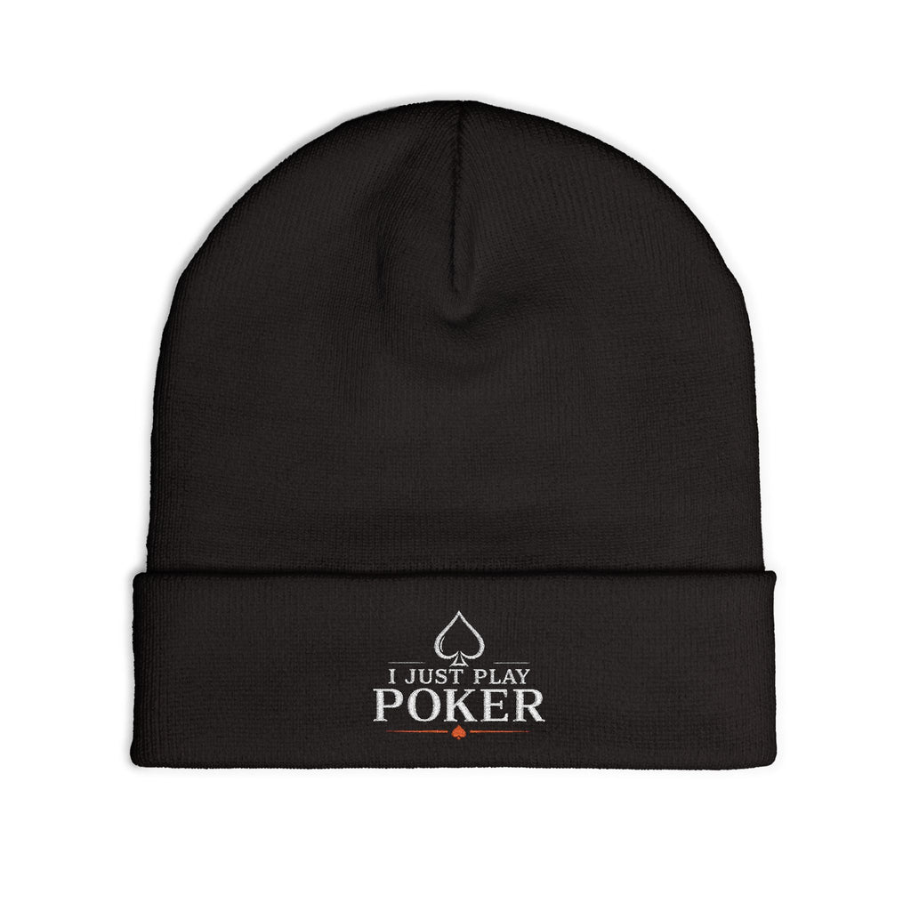 Bad Beat Beanie (white logo) — I Just Play Poker