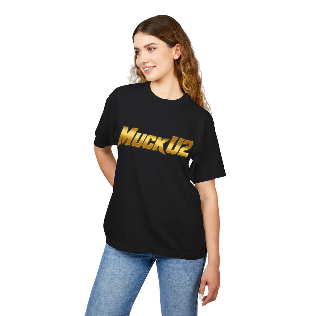 MuckU2 High Quality Poker Tee (gold logo/SKU 100055)