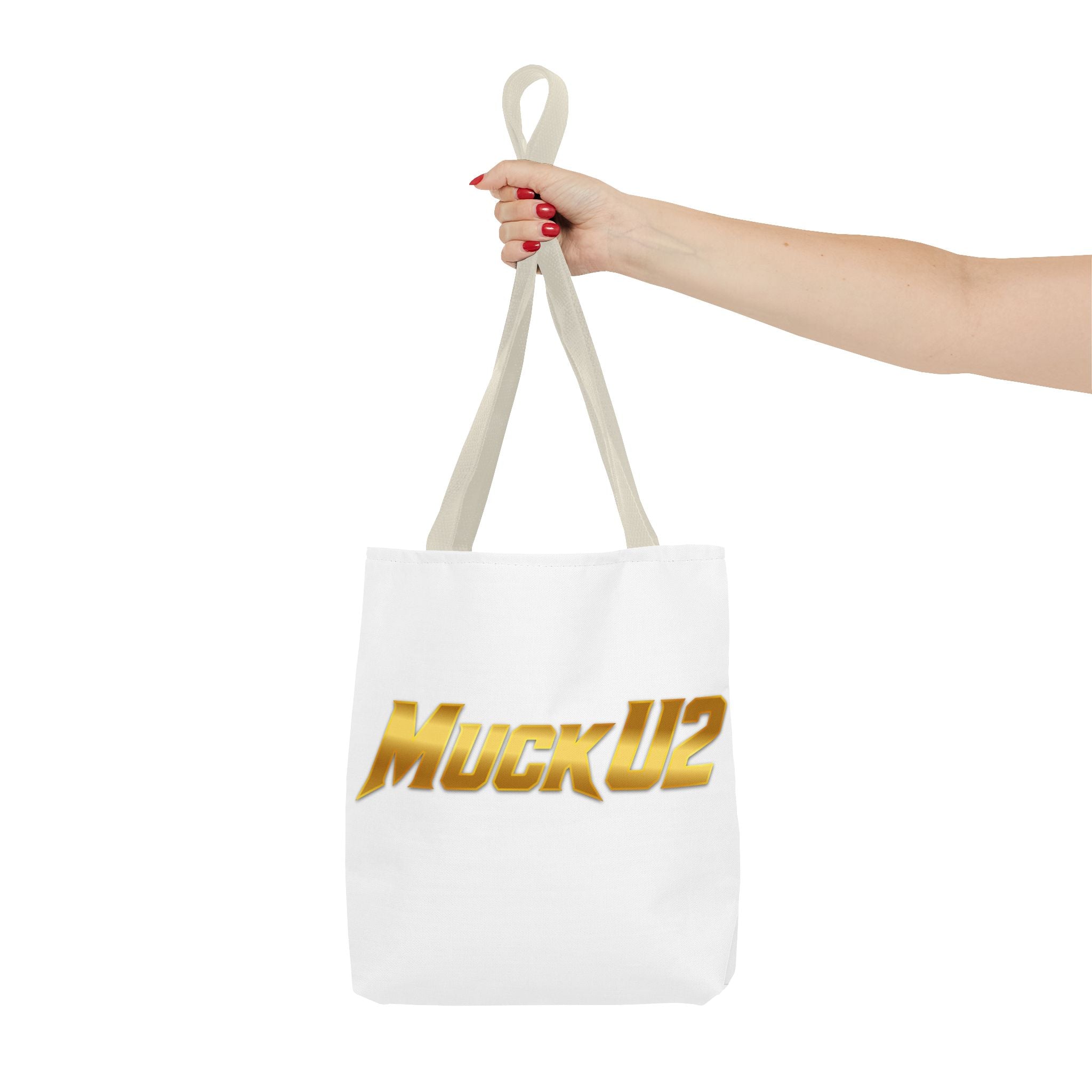 MuckU2 Bubble Canvas Poker Tote Bag (gold logo SKU 100020)