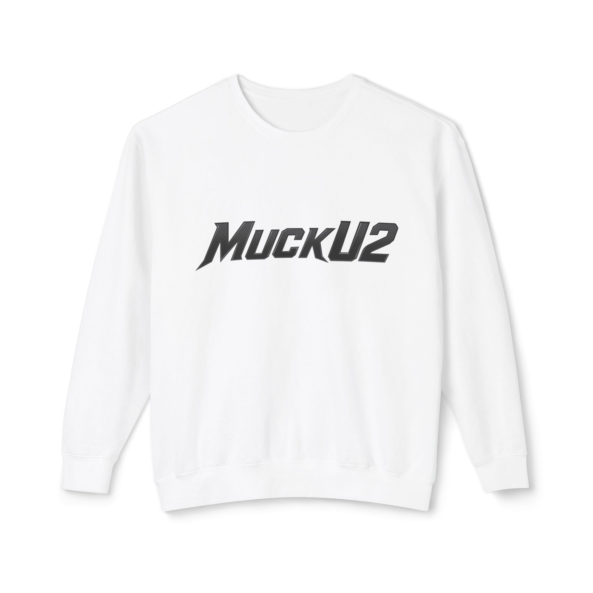 MuckU2 Poker Crewneck Sweatshirt (embroidered white/red logo/SKU 100068)