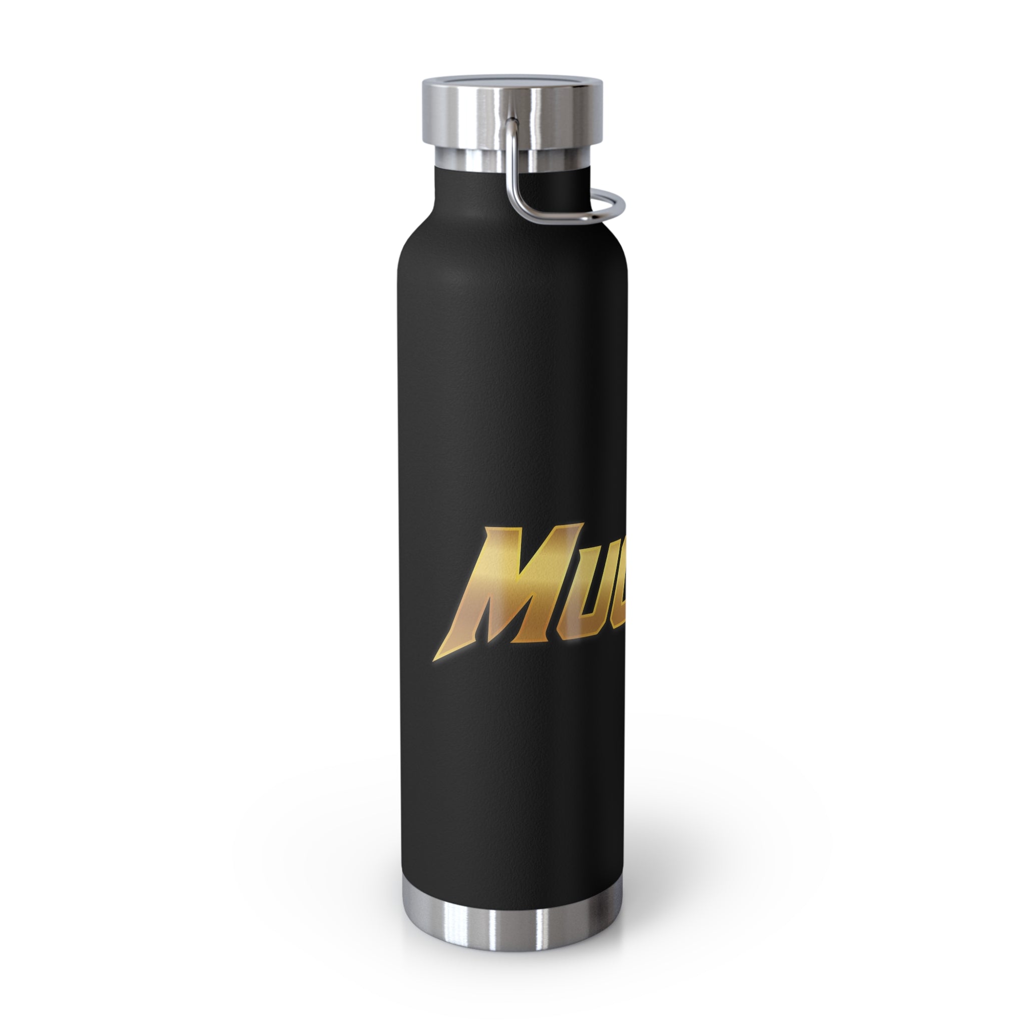 MuckU2 Insulated Water Bottle (gold logo/SKU 100010)