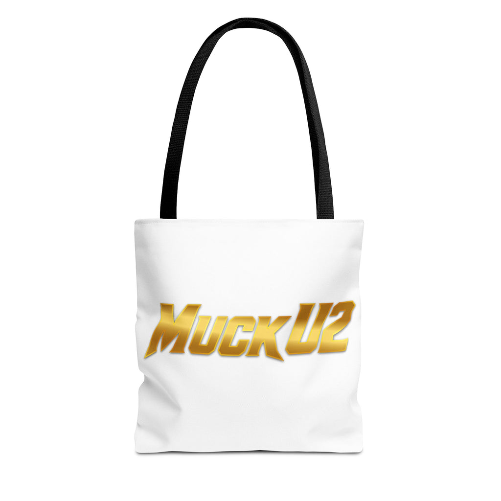 MuckU2 Bubble Canvas Poker Tote Bag (gold logo SKU 100020)