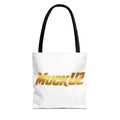 MuckU2 Bubble Canvas Poker Tote Bag (gold logo SKU 100020)