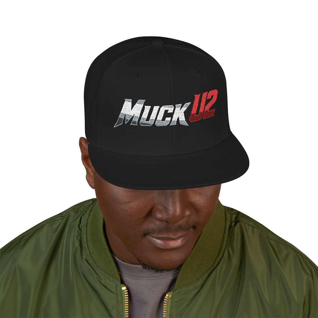 MuckU2 Snapback Poker Cap (gradient sliver/red/SKU 10006)