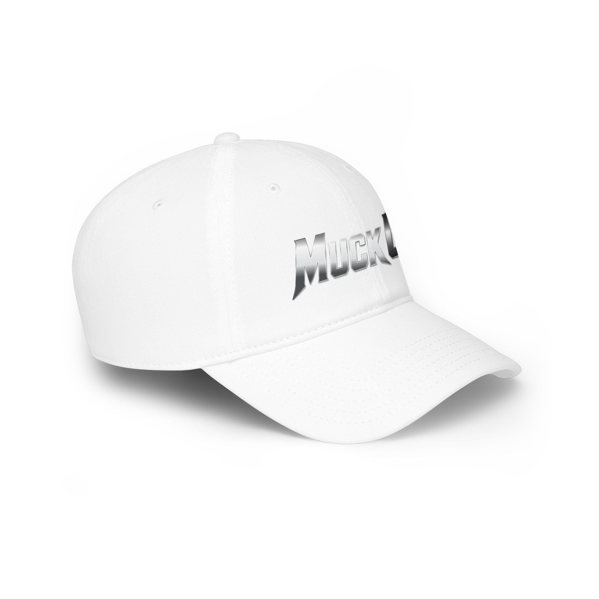 MuckU2 Poker Cap (gradient silver/black logo/SKU 100071)