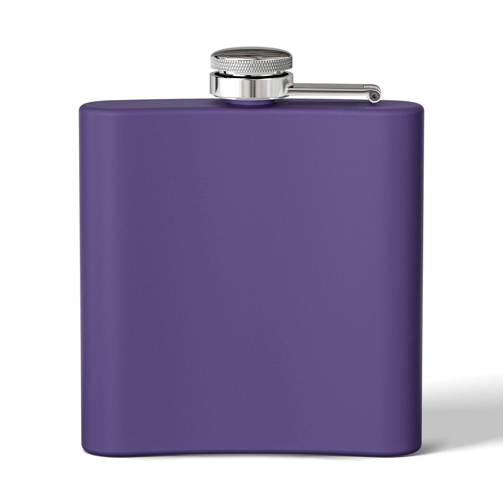 MuckU2 Stainless Steel Poker Flask 6oz (gradient silver/black/SKU100033)