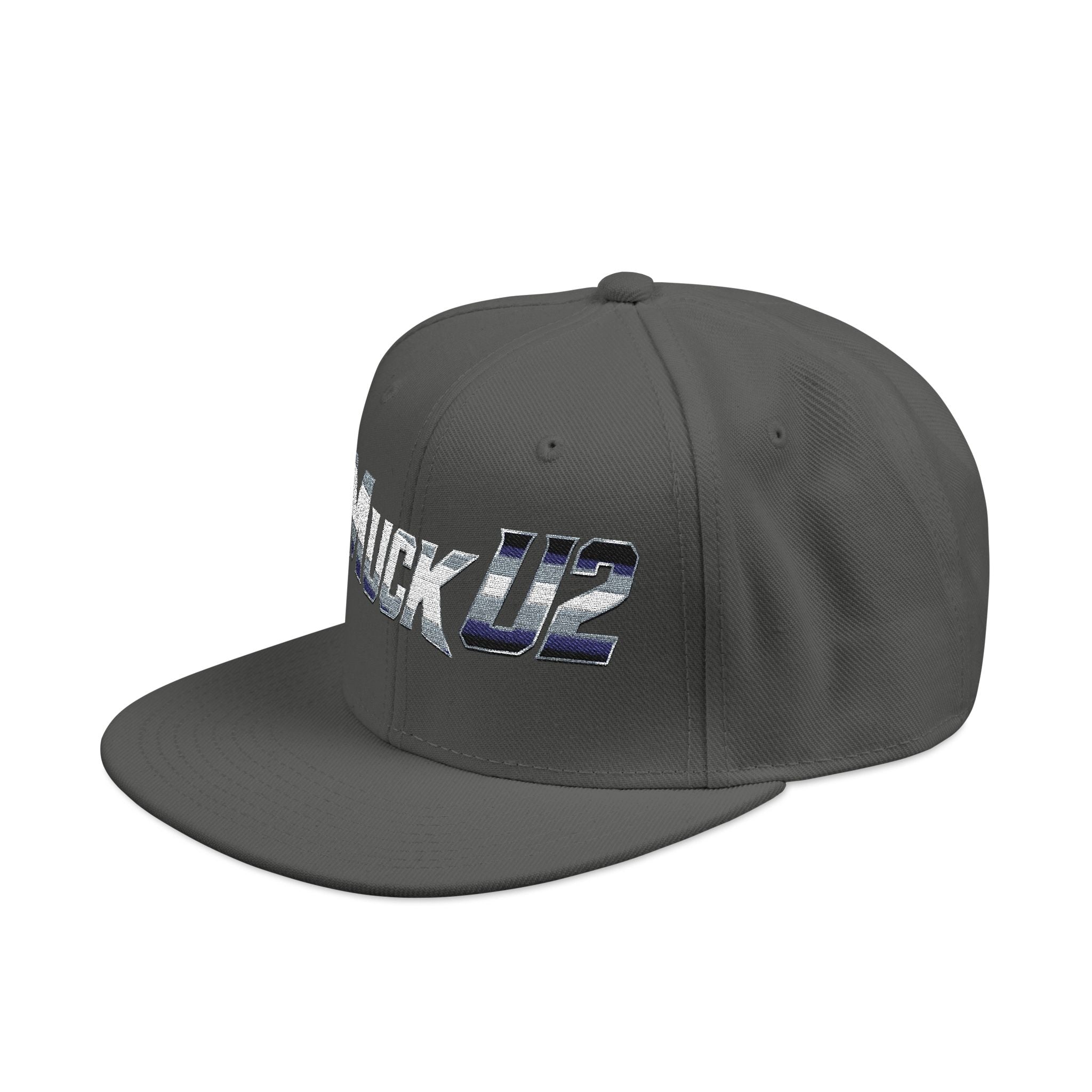 MuckU2 Poker Snapback Cap (gradient silver SKU 10005)