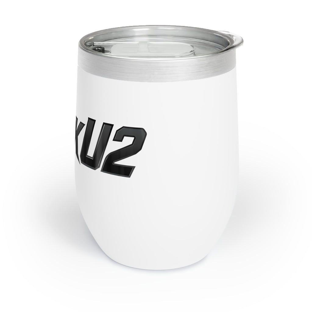 MuckU2 Wine Tumbler (black logo/SKU 100015)