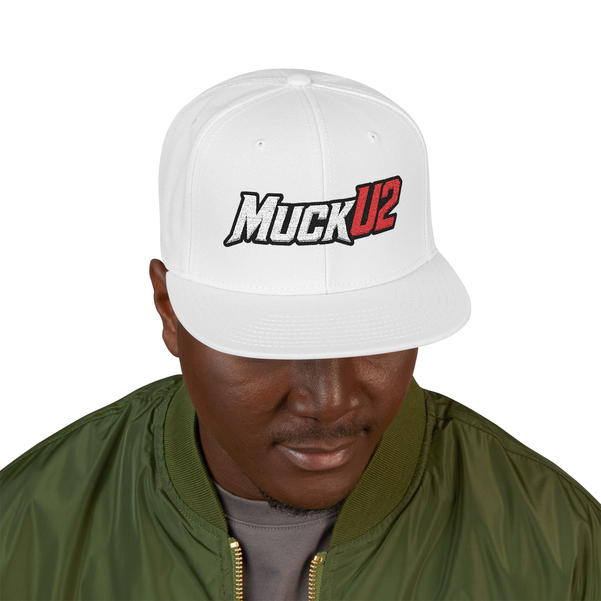 Good Catch Poker Cap (white/red logo) - MuckU2