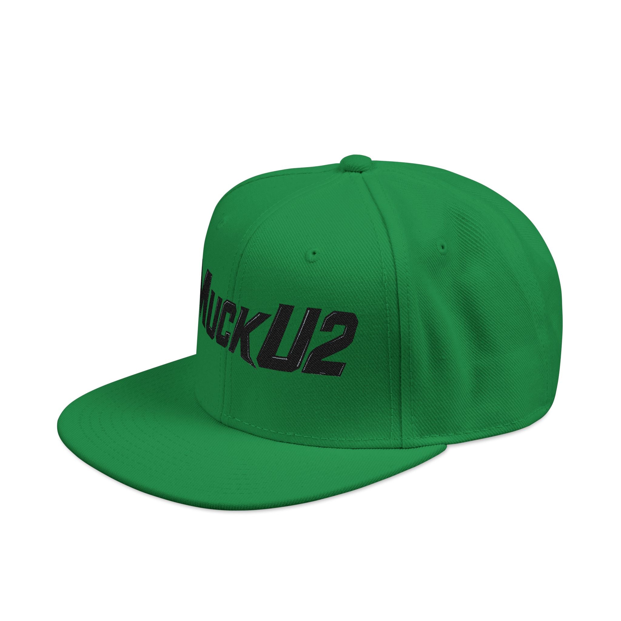 MuckU2 Snapback Poker Cap (blk logo/SKU 10003)