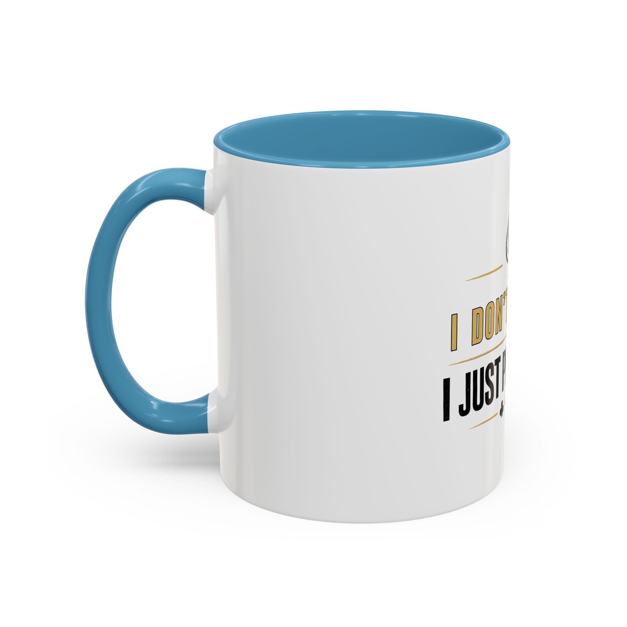 Poker Coffee Mug – "I Don't Gamble, I Just Play Poker" Accent Mug