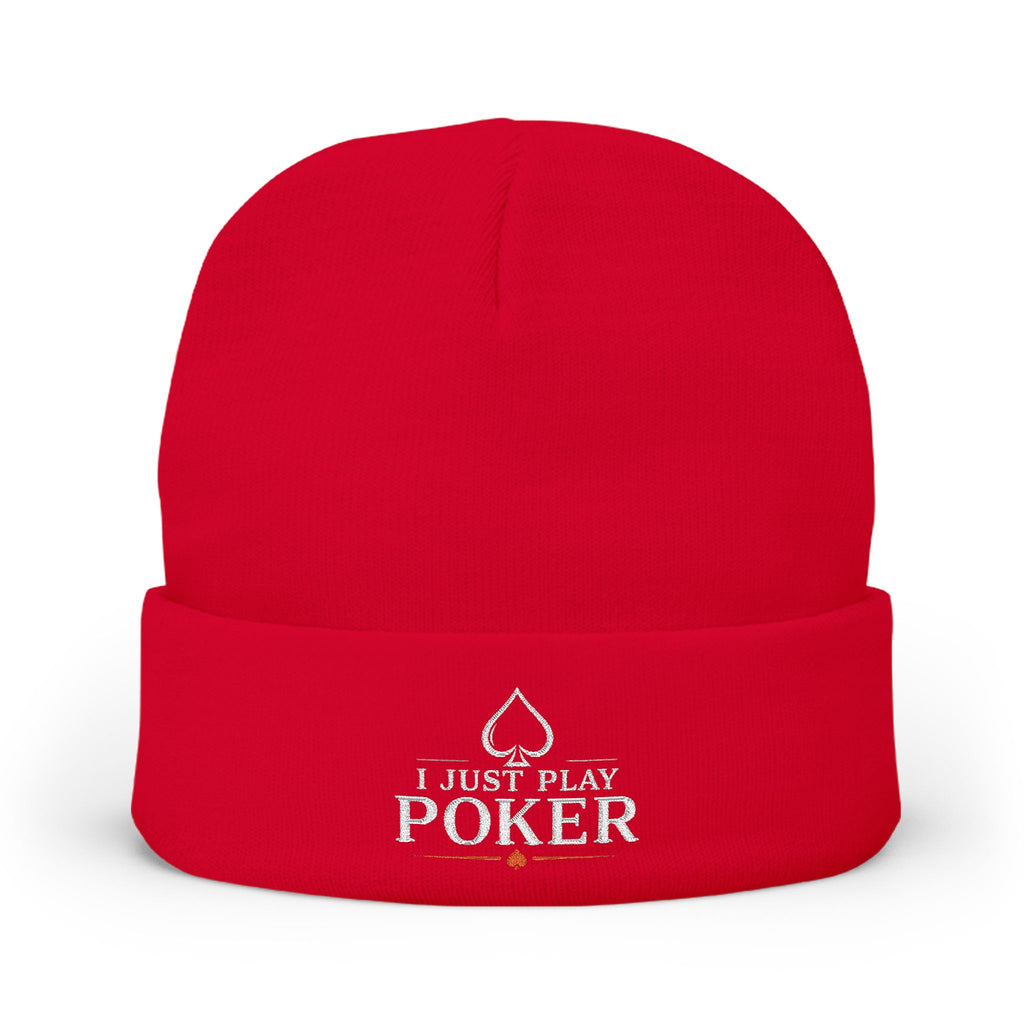 Bad Beat Beanie (white logo) — I Just Play Poker