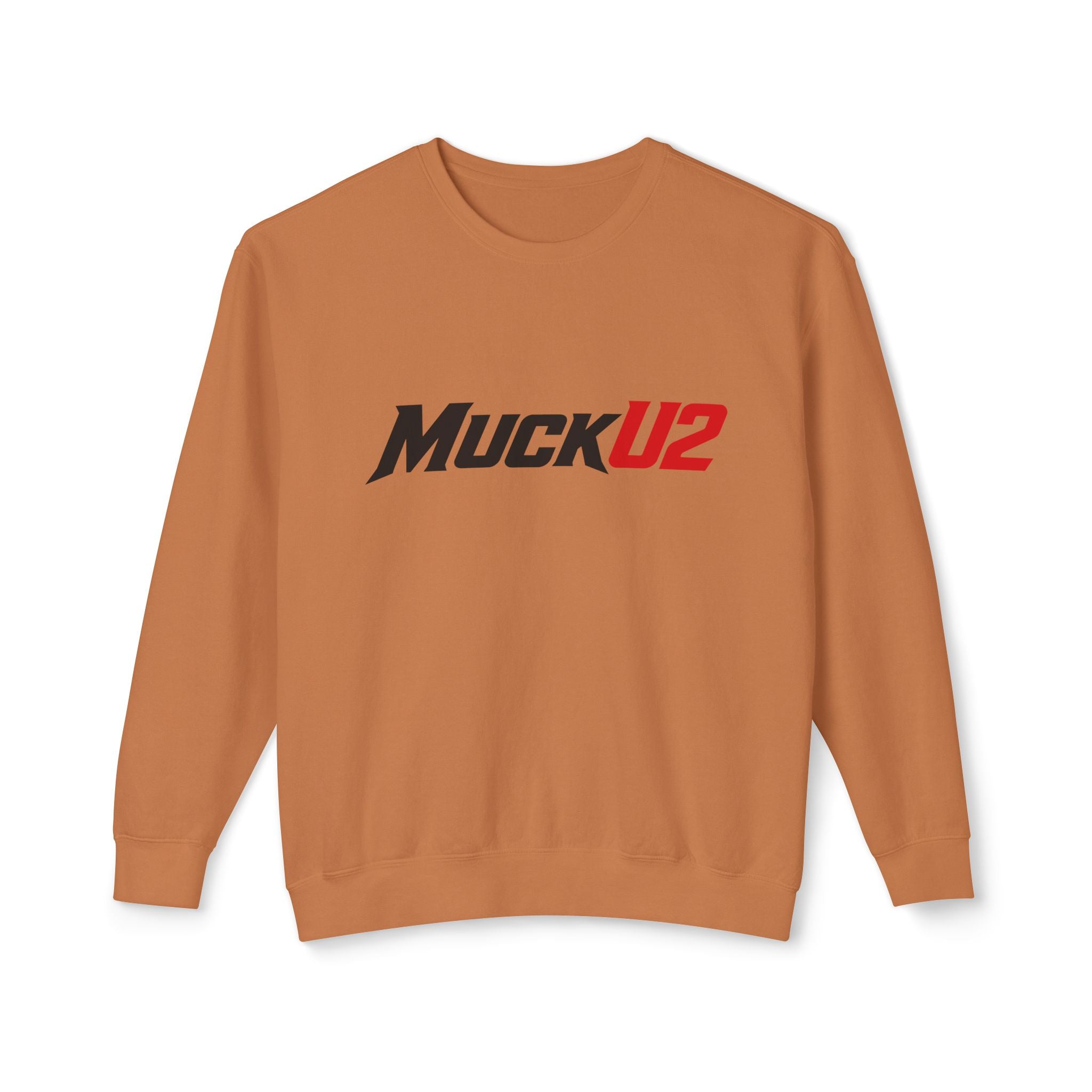 MuckU2 Poker Crewneck Sweatshirt (black/red logo/SKU 100066)
