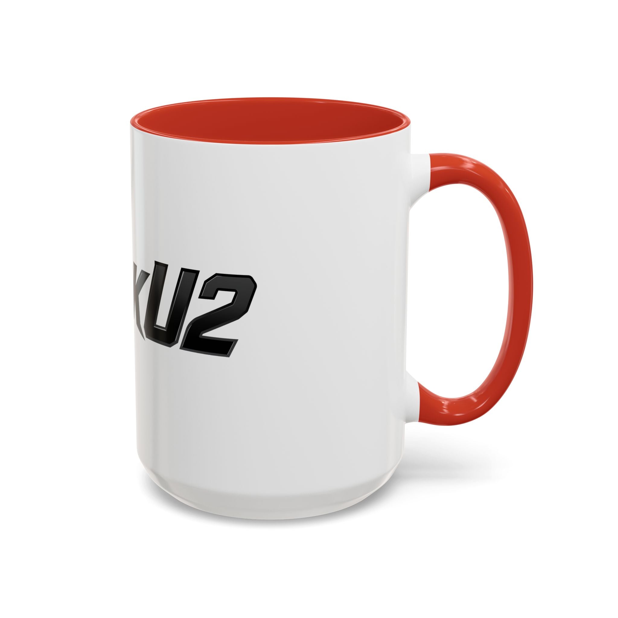 MuckU2 Classic White Mug (black logo/SKU 100045)