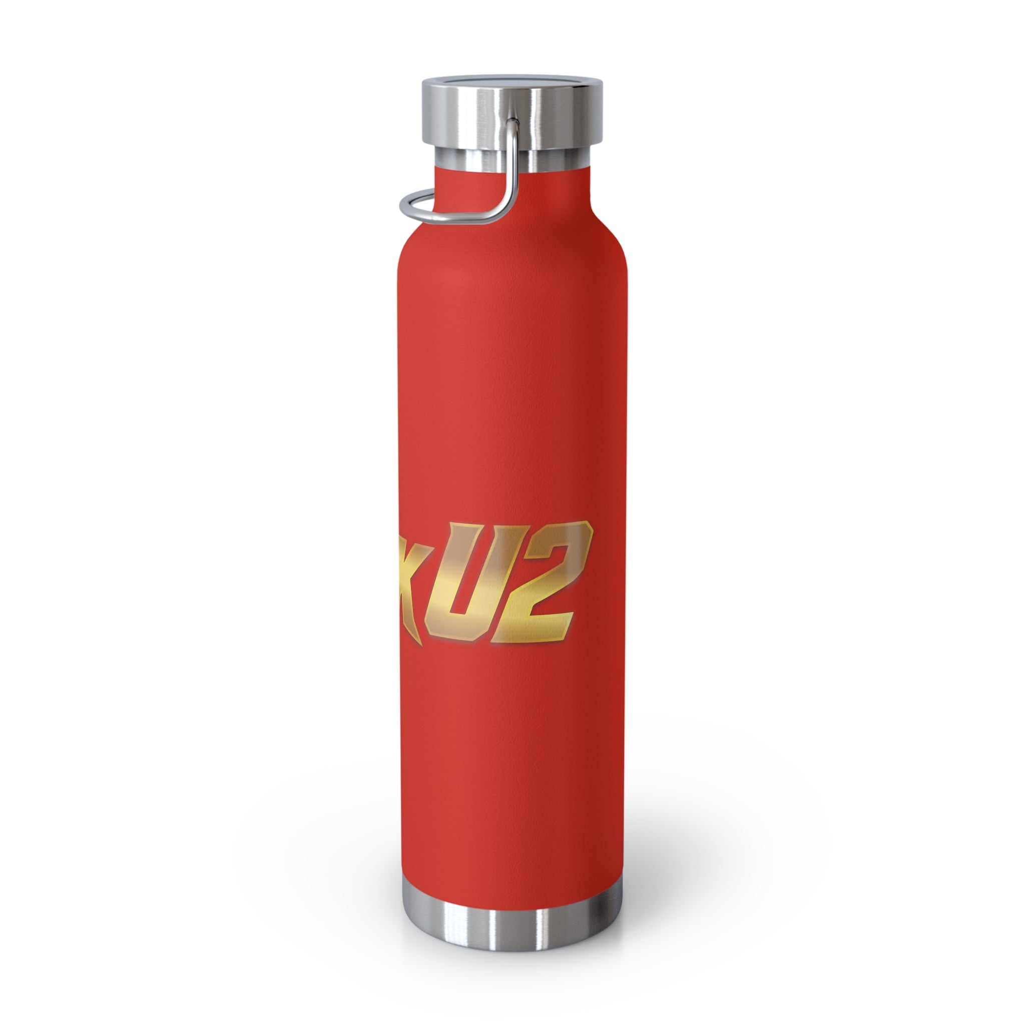 MuckU2 Insulated Water Bottle (gold logo/SKU 100010)