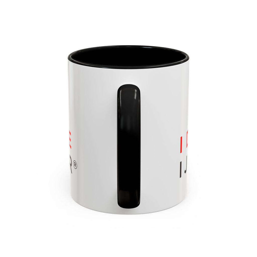 Poker Coffee Mug — "Don’t Gamble, Just Play Poker" Accent Mug (11/15 oz)