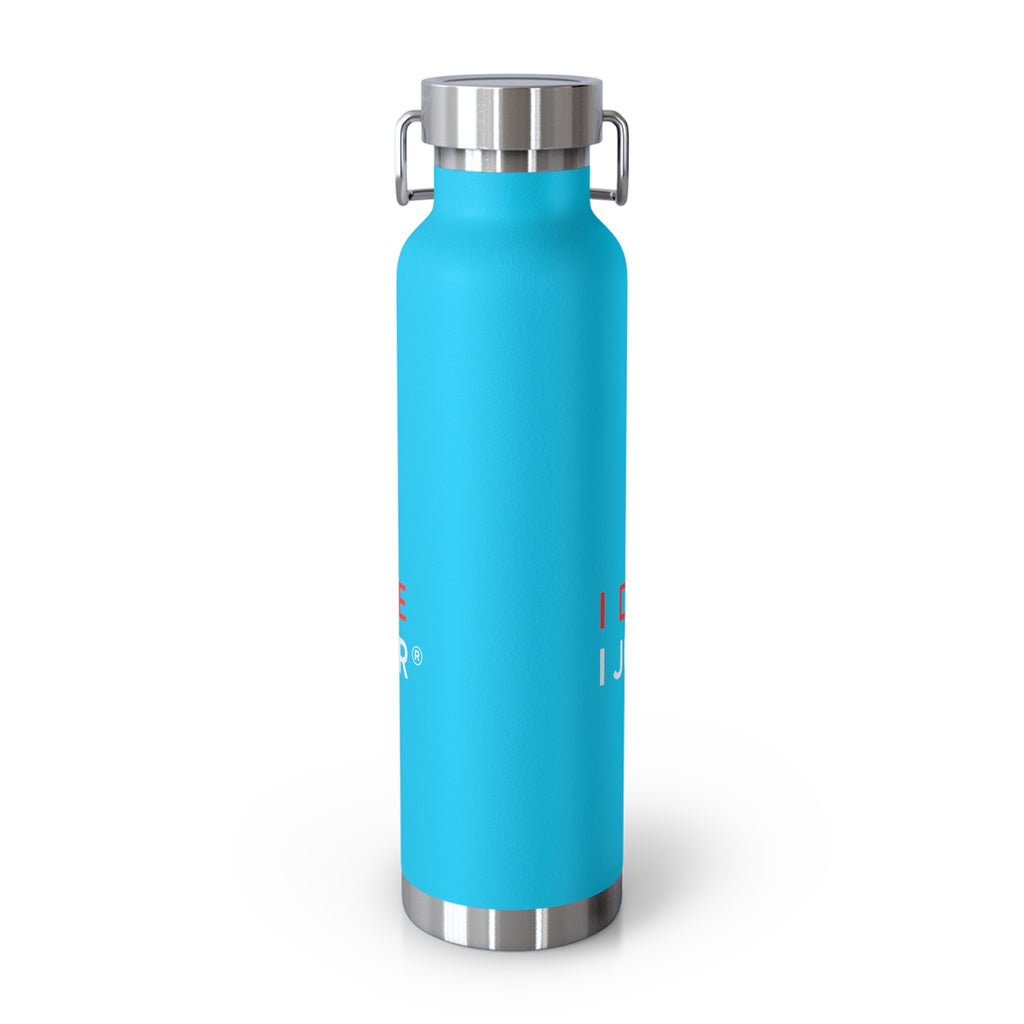 22oz Insulated Water Bottle — "I Don't Game, I Just Play Poker" Stainless Steel Vacuum Bottle