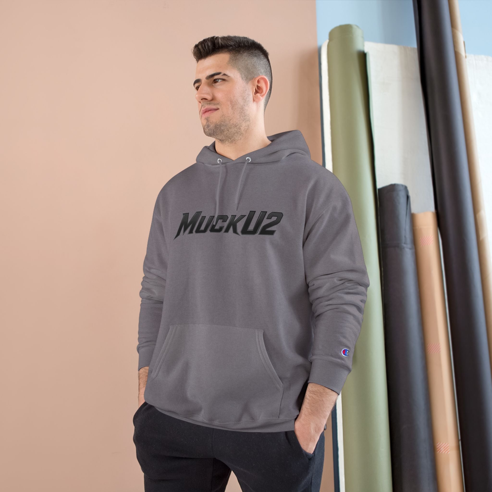 MuckU2 Poker Hoodie (black logo/SKU 100052)