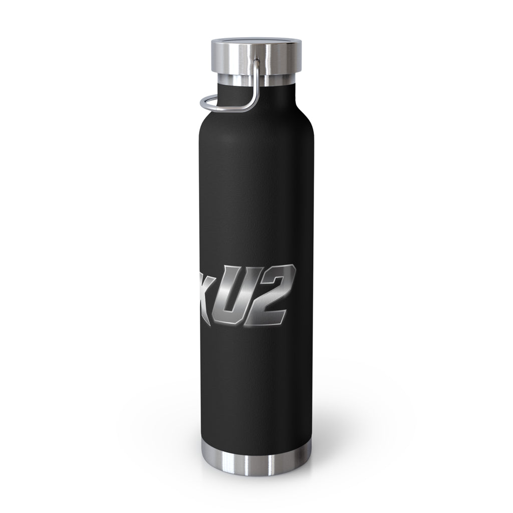 MuckU2 Insulated Water Bottle (gradient silver logo SKU 100011)