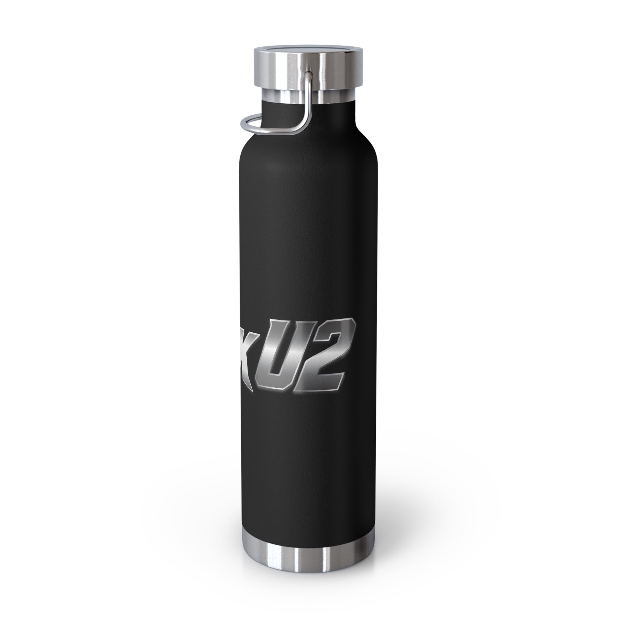 MuckU2 Insulated Water Bottle (gradient silver logo SKU 100011)