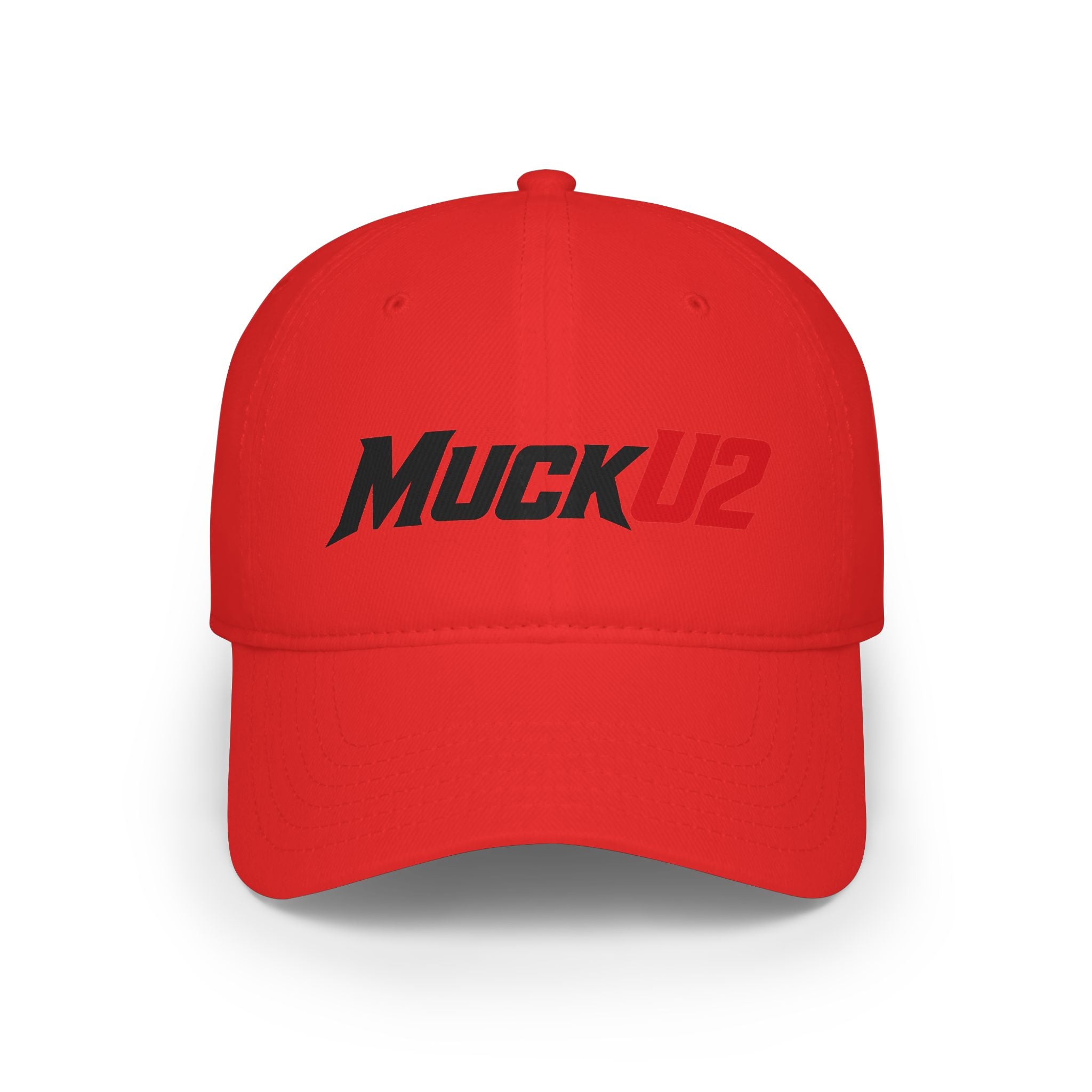 MuckU2 Poker Cap (black/red logo/SKU 100074)
