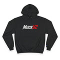 MuckU2 Poker Hoodie (embroidered white/red logo/SKU 100054)