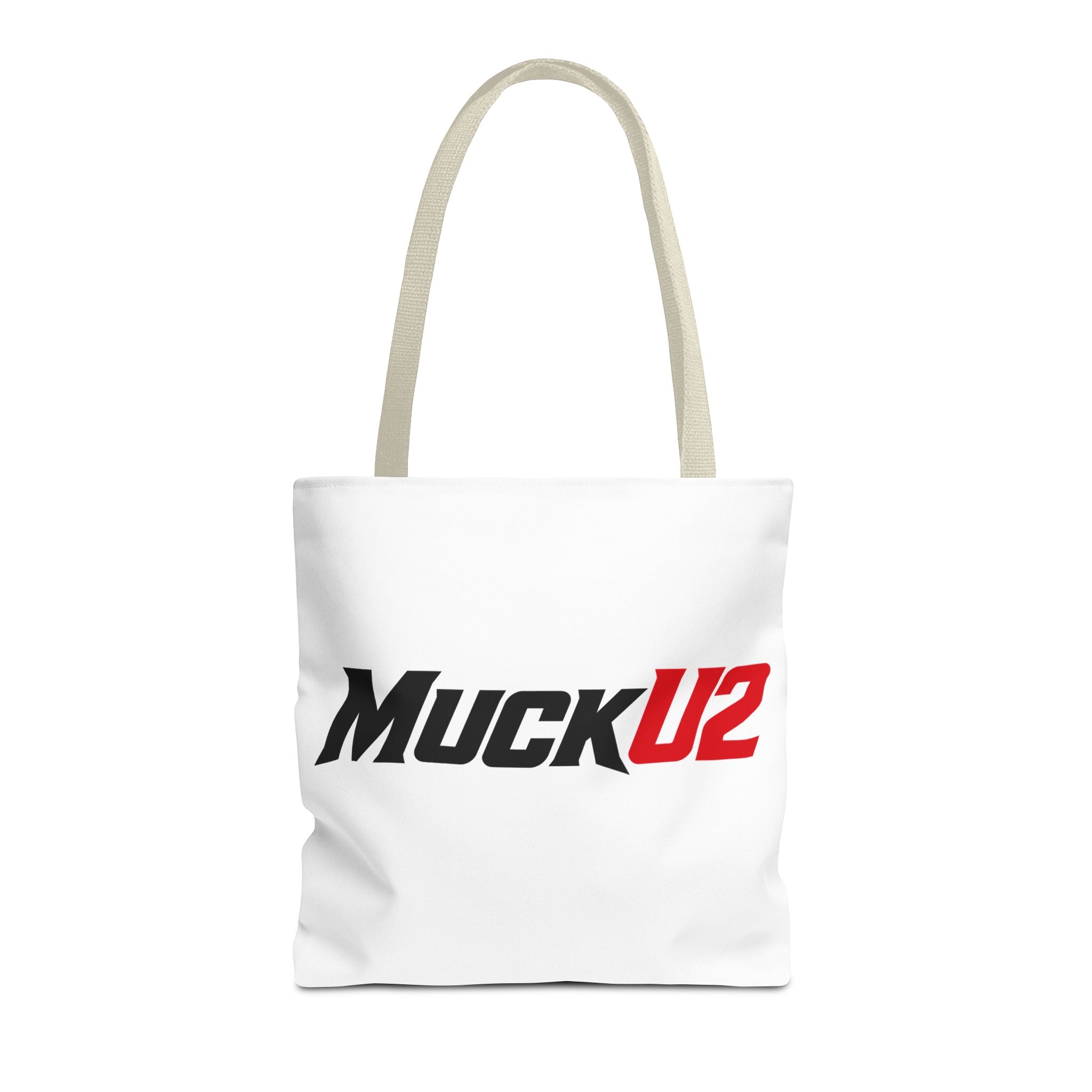 MuckU2 Bubble Canvas Poker Tote Bag (black/red logo SKU 100023)