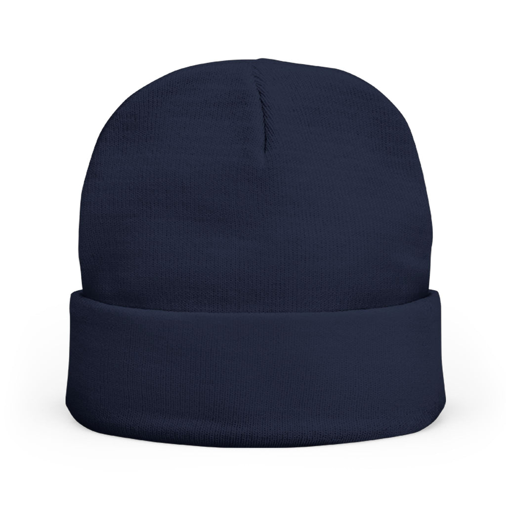 Embroidered Knit Beanie — "I Just Play Poker" Winter Hat