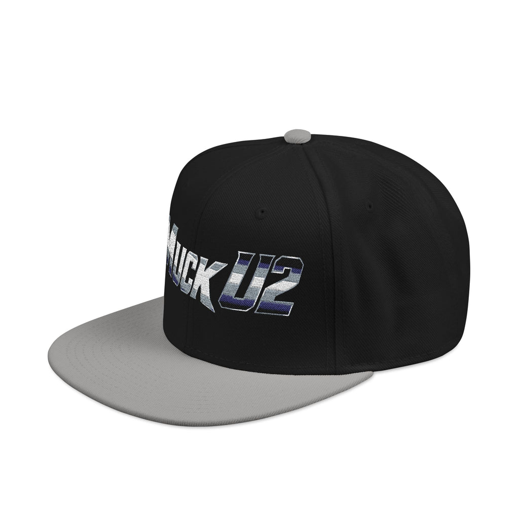 MuckU2 Poker Snapback Cap (gradient silver SKU 10005)
