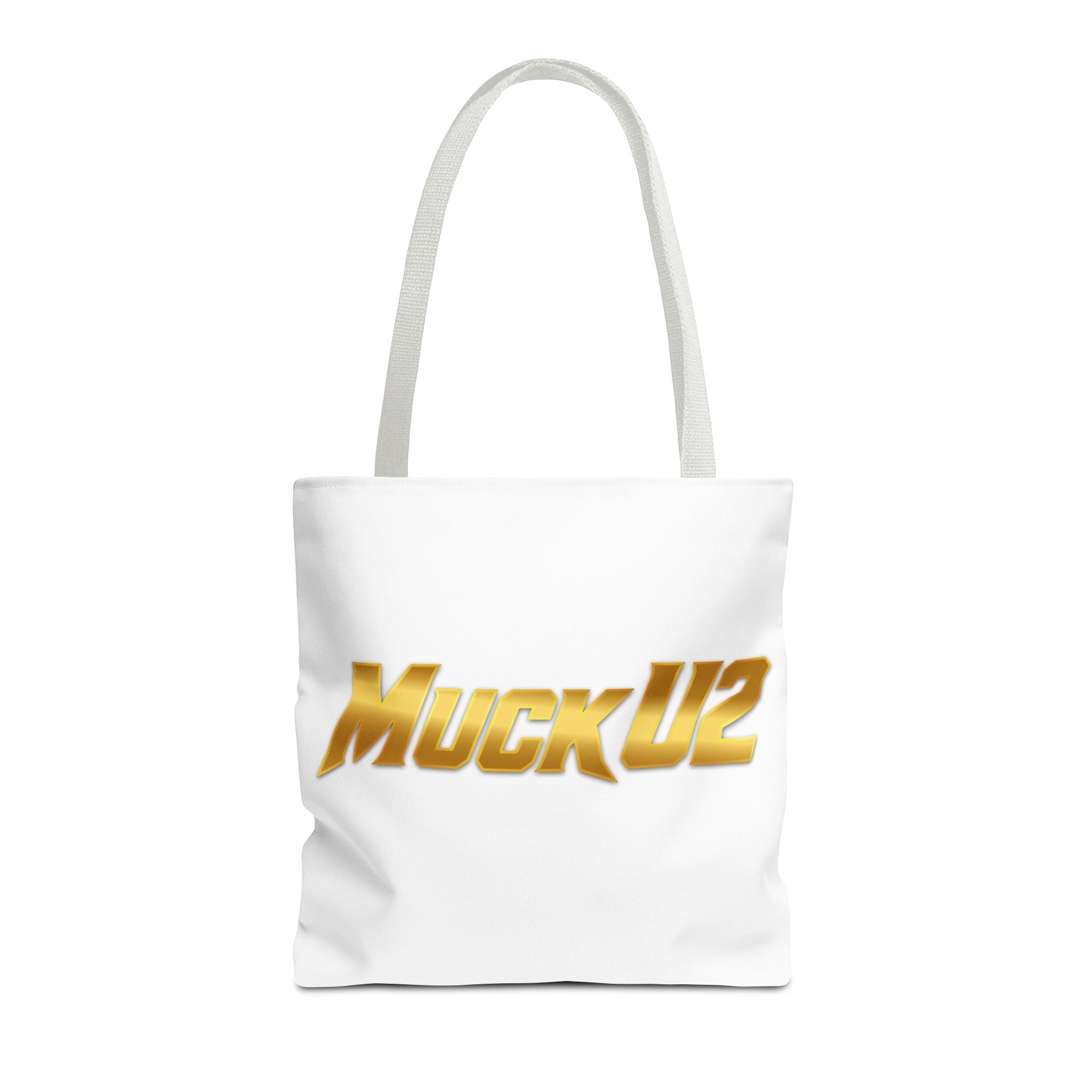 MuckU2 Bubble Canvas Poker Tote Bag (gold logo SKU 100020)