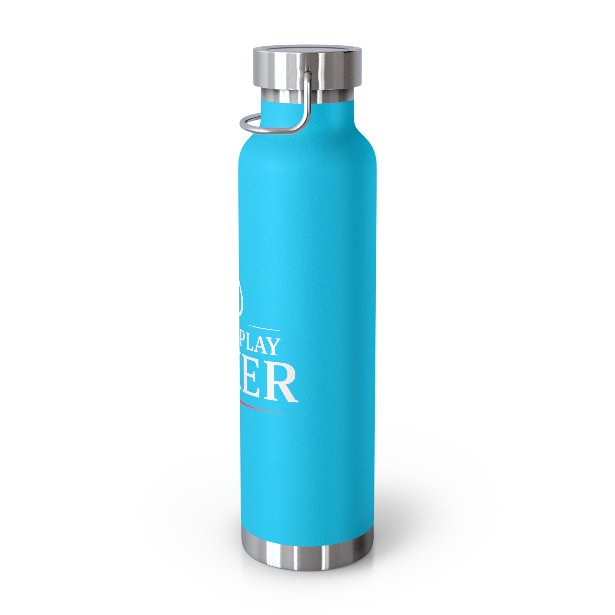 Just Play Poker 22oz Insulated Water Bottle — Copper Vacuum Thermos for Poker Players