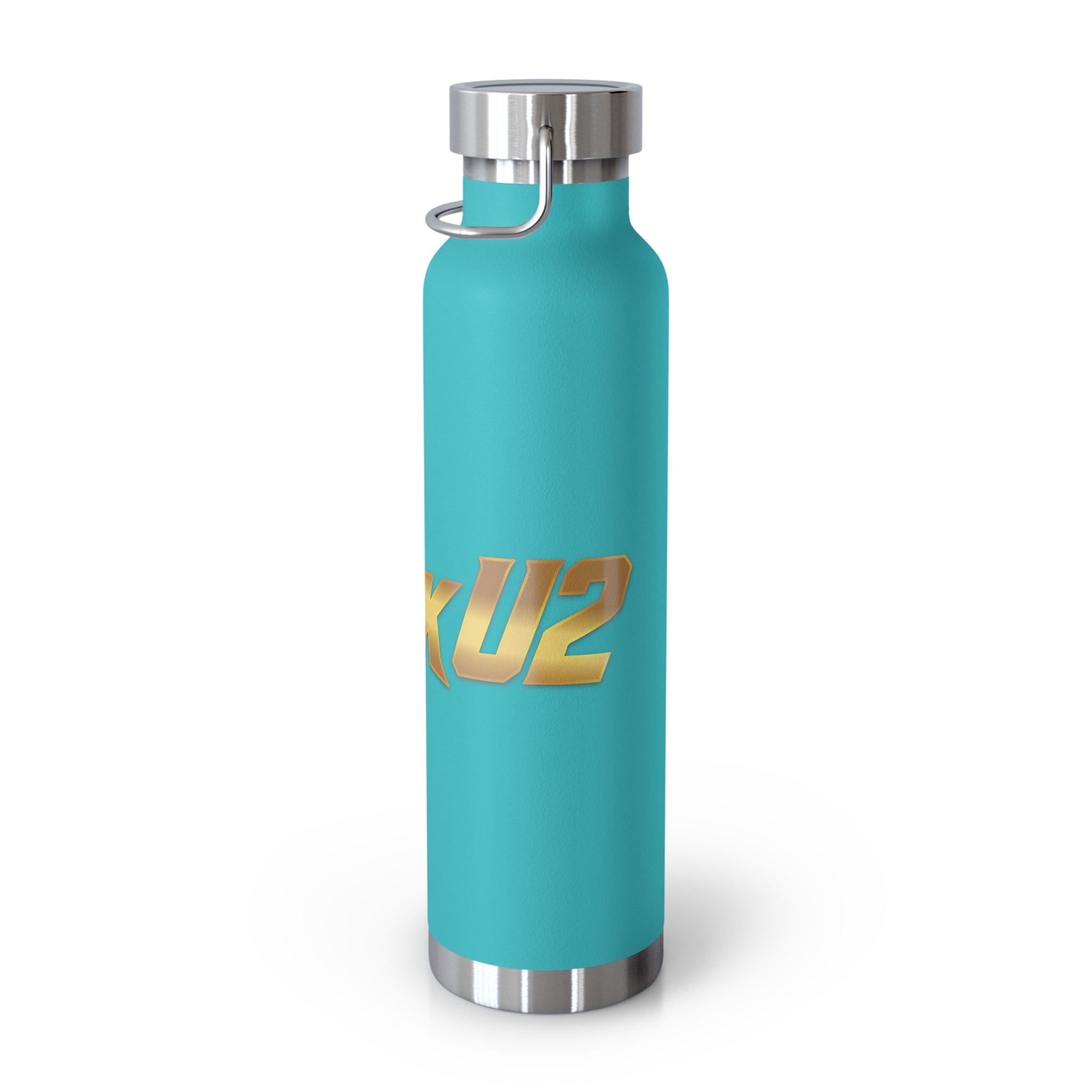 MuckU2 Insulated Water Bottle (gold logo/SKU 100010)