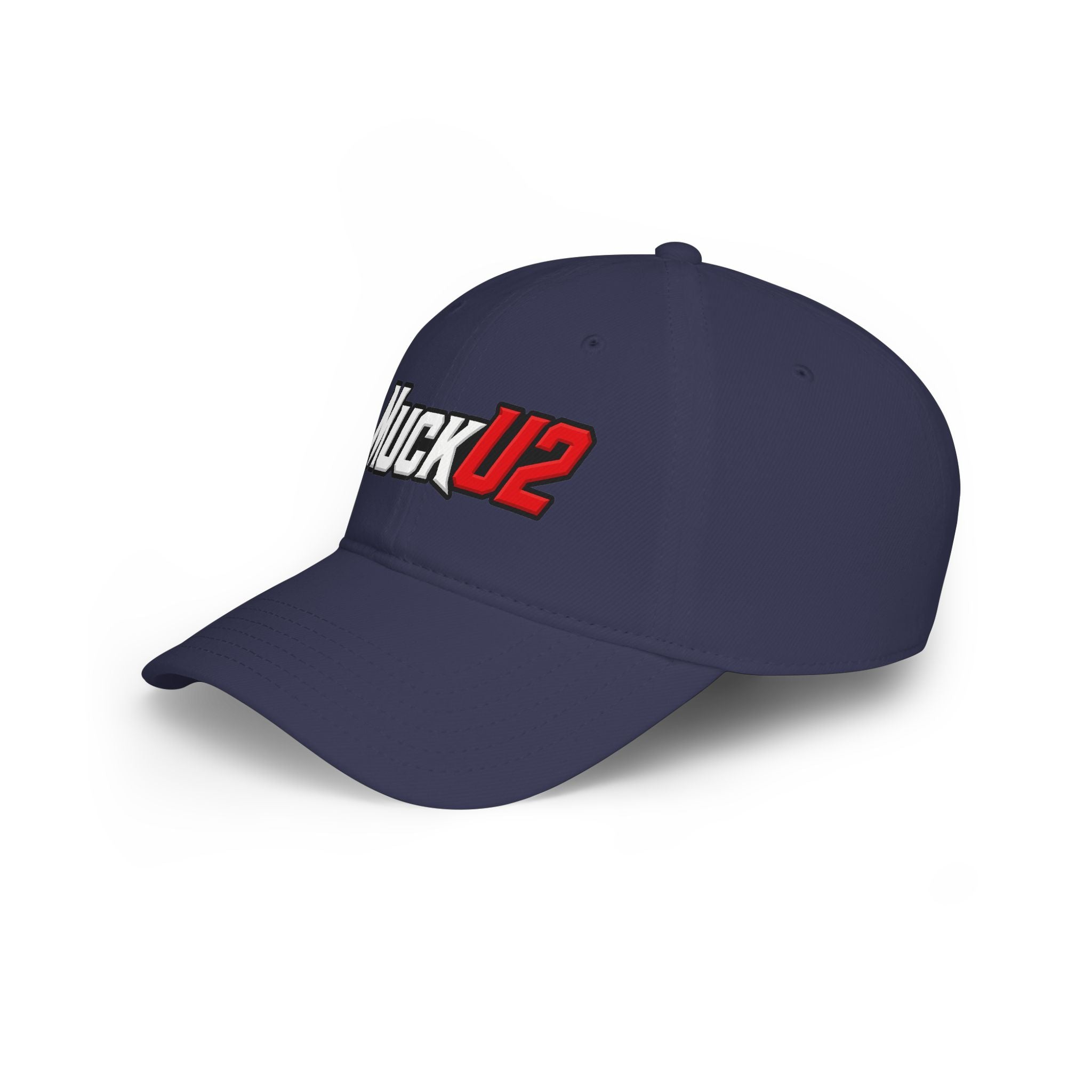 MuckU2 Poker Cap (white/red logo/SKU 100075)