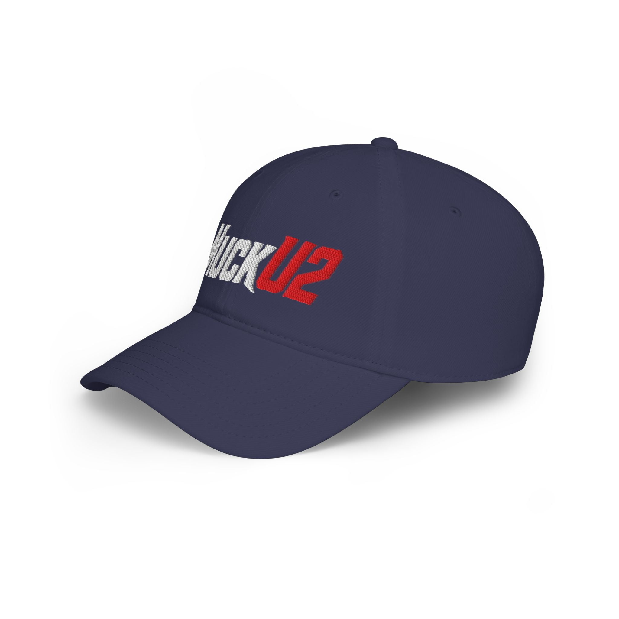 MuckU2 Poker Cap (embroidered white/red logo/SKU 100076)