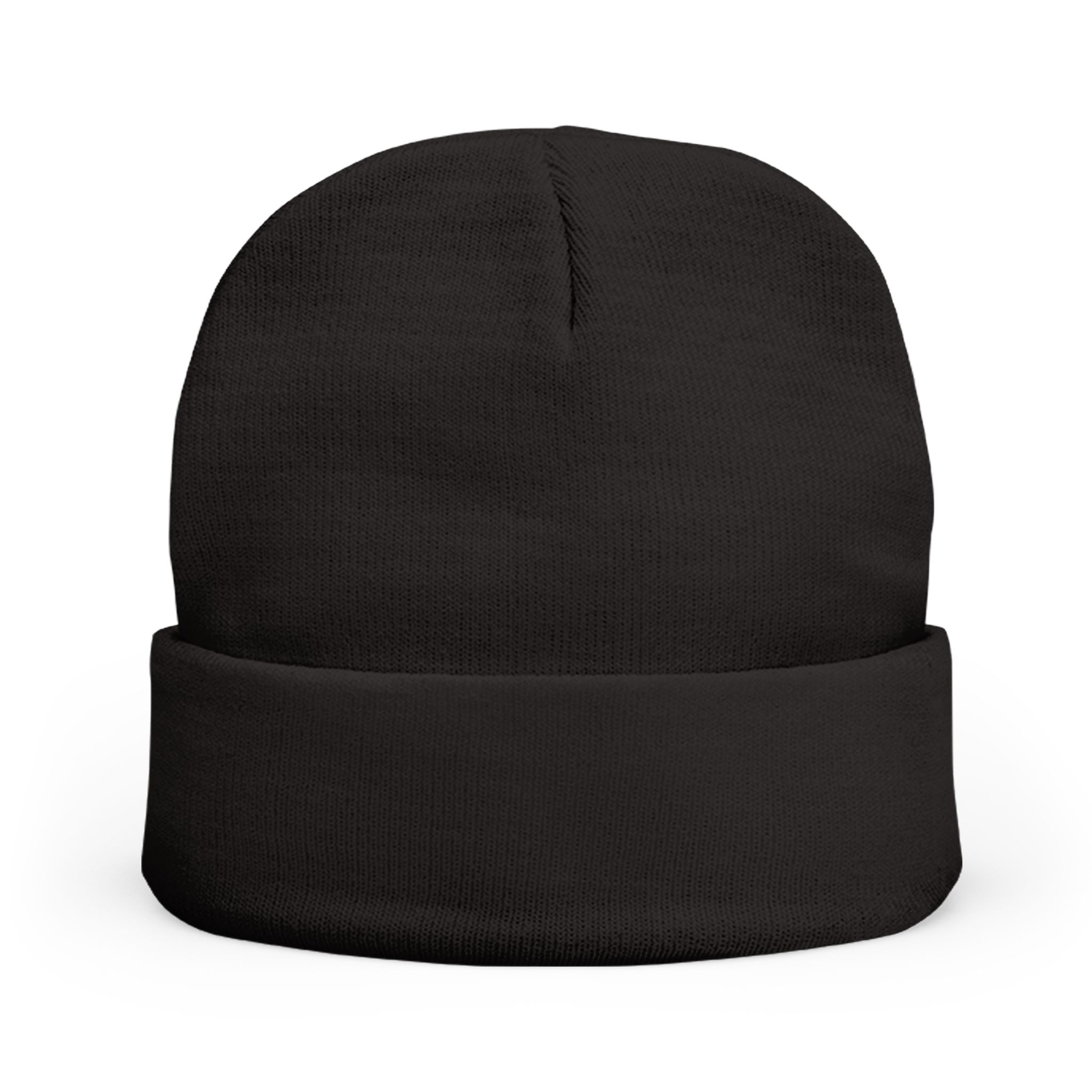 Embroidered Knit Beanie — "I Just Play Poker" Winter Hat