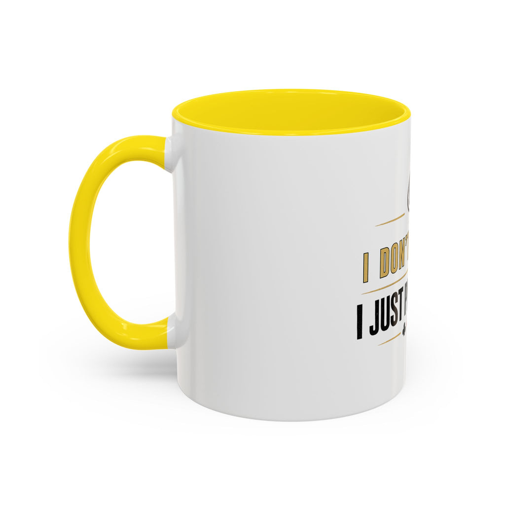 Poker Coffee Mug – "I Don't Gamble, I Just Play Poker" Accent Mug