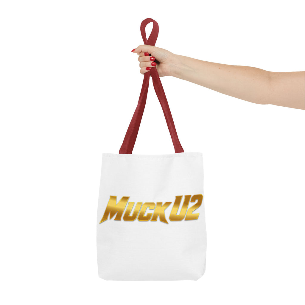 MuckU2 Bubble Canvas Poker Tote Bag (gold logo SKU 100020)