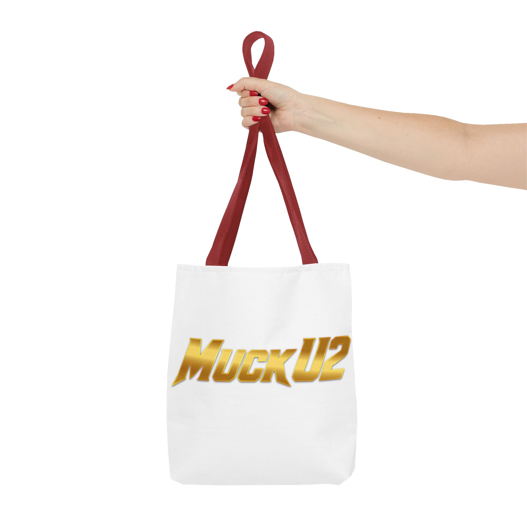 MuckU2 Bubble Canvas Poker Tote Bag (gold logo SKU 100020)
