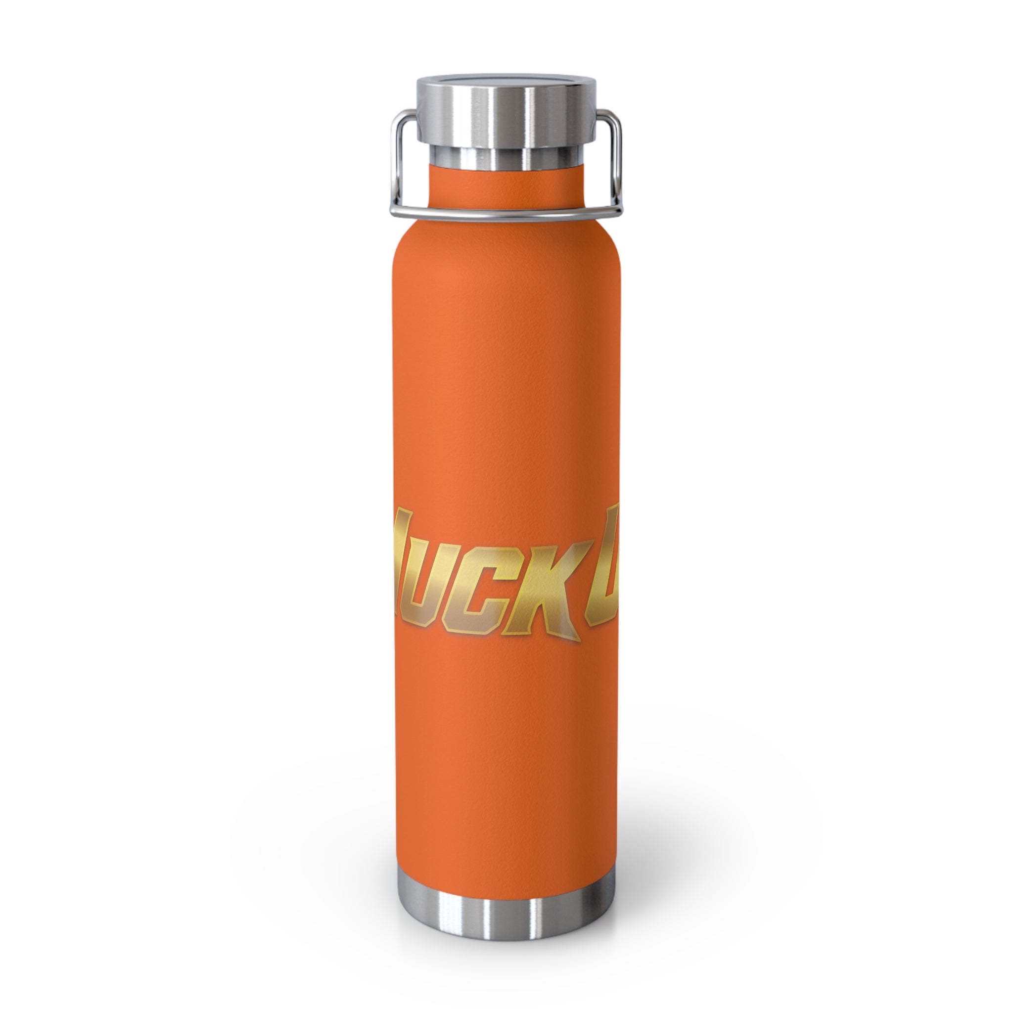 MuckU2 Insulated Water Bottle (gold logo/SKU 100010)