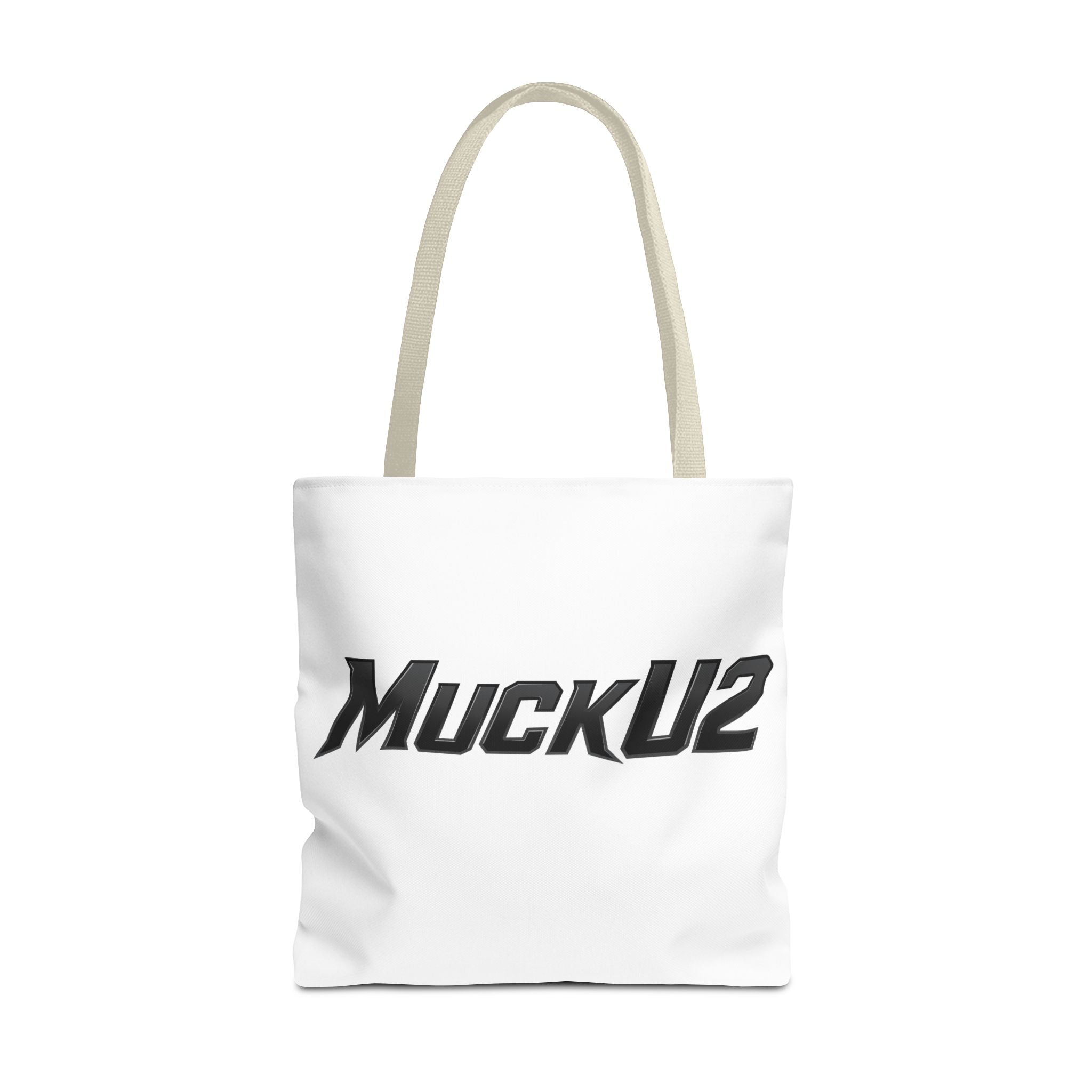 MuckU2 Bubble Canvas Poker Tote Bag (black logo SKU 100025)