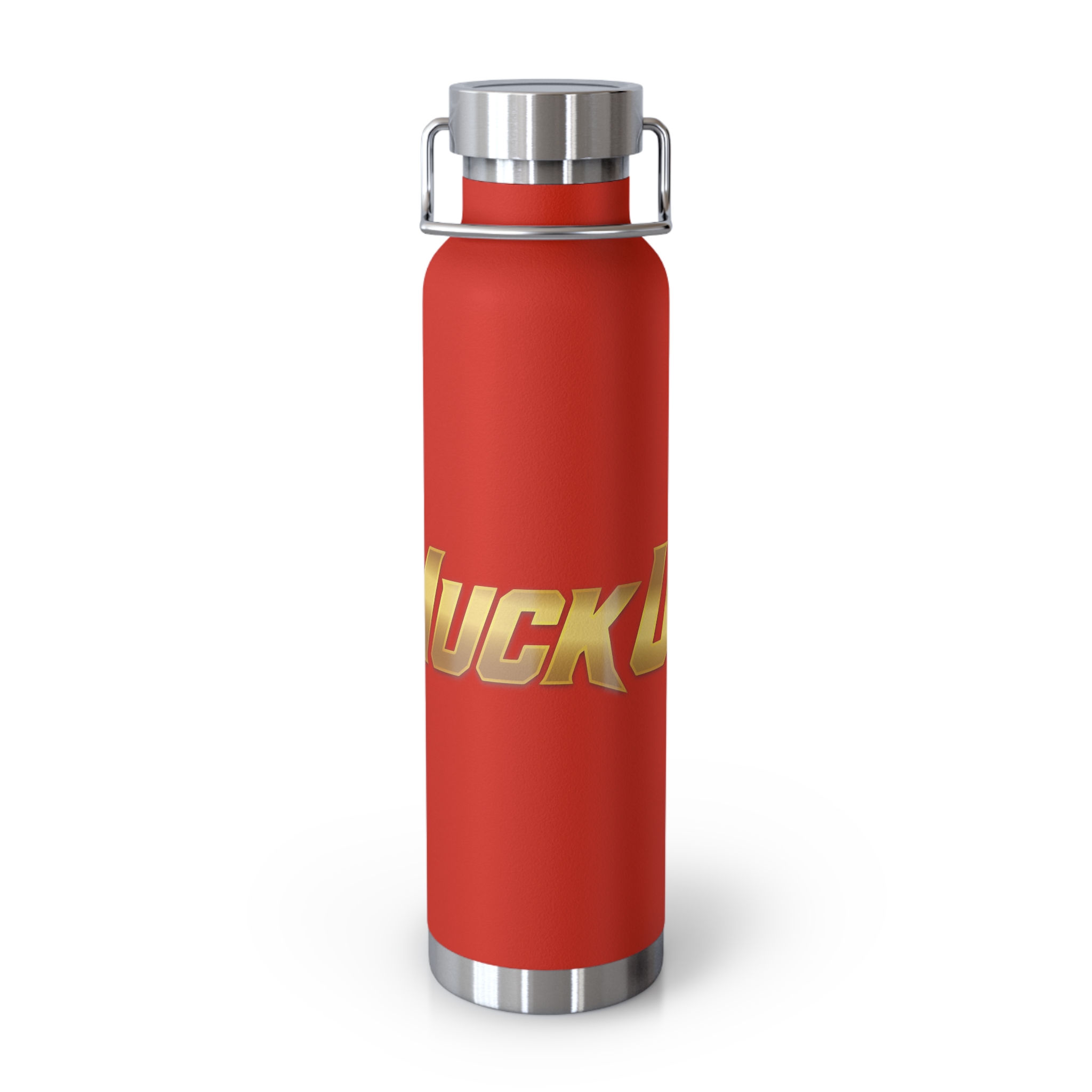 MuckU2 Insulated Water Bottle – Gold Logo