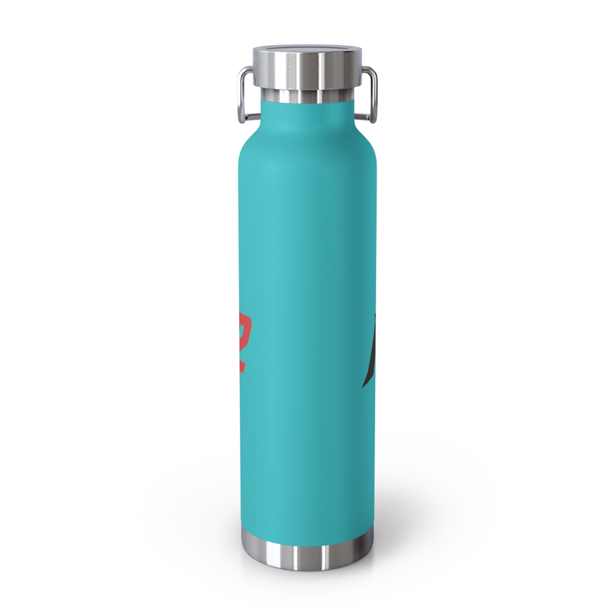 MuckU2 Insulated Water Bottle – Black & Red Logo