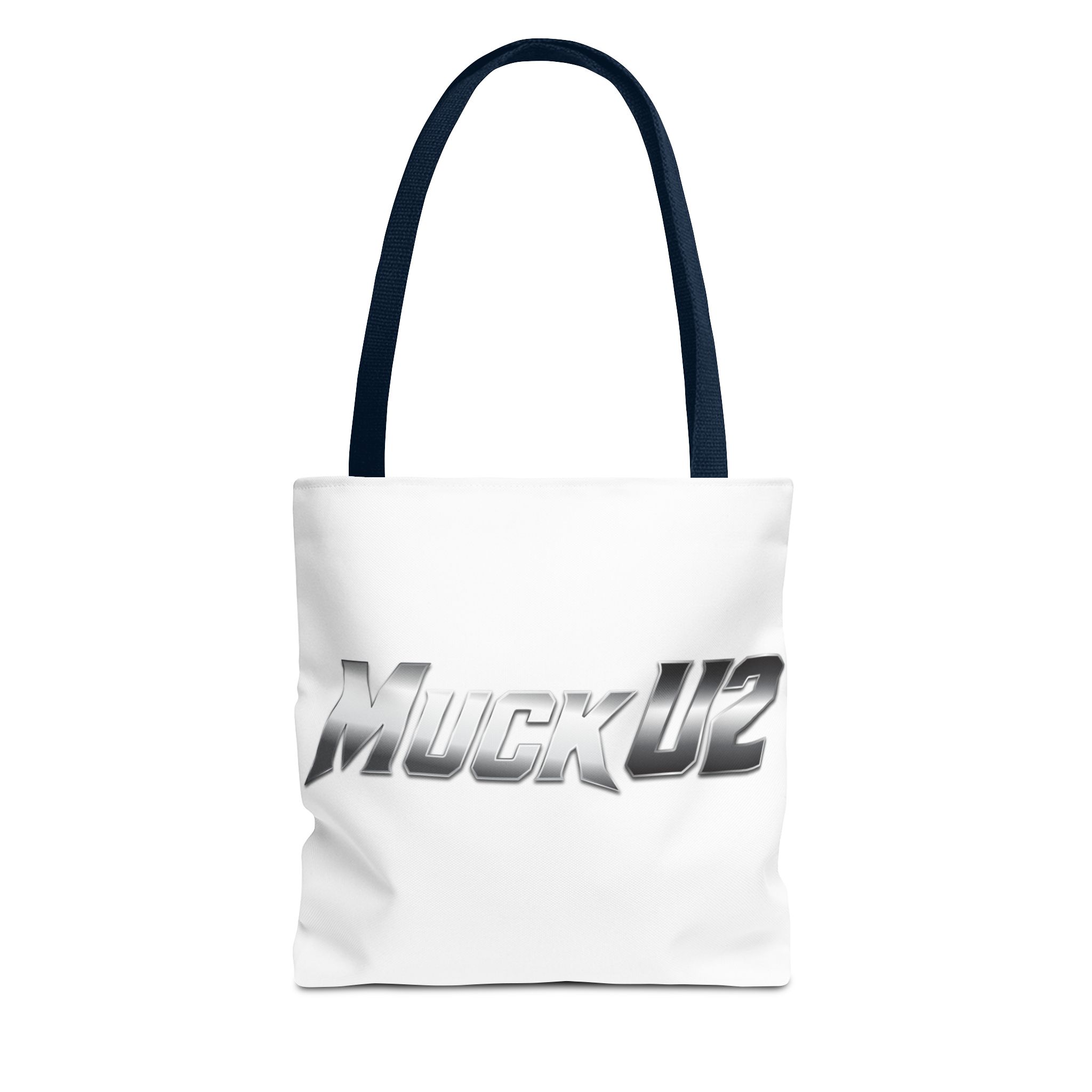 MuckU2 Canvas Tote Bag – Silver Gradient Poker Logo
