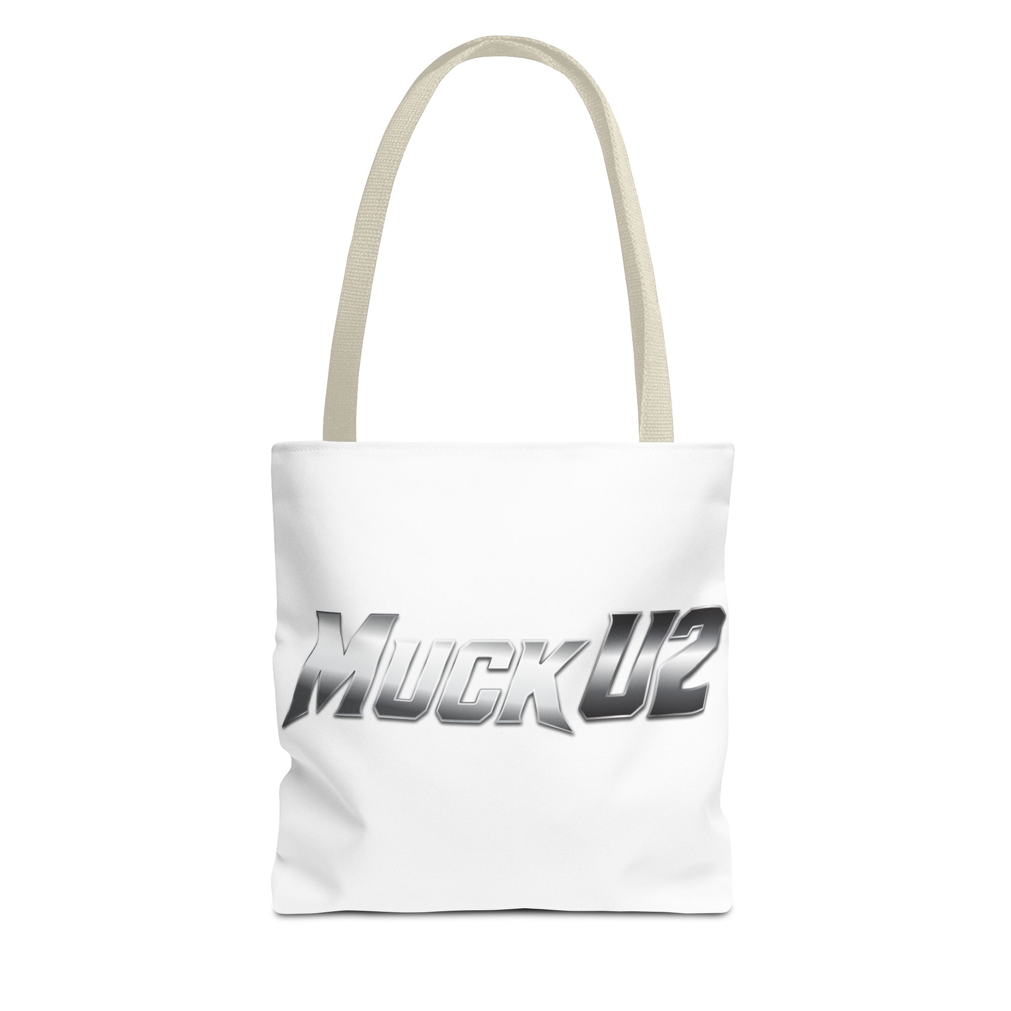 MuckU2 Canvas Tote Bag – Silver Gradient Poker Logo